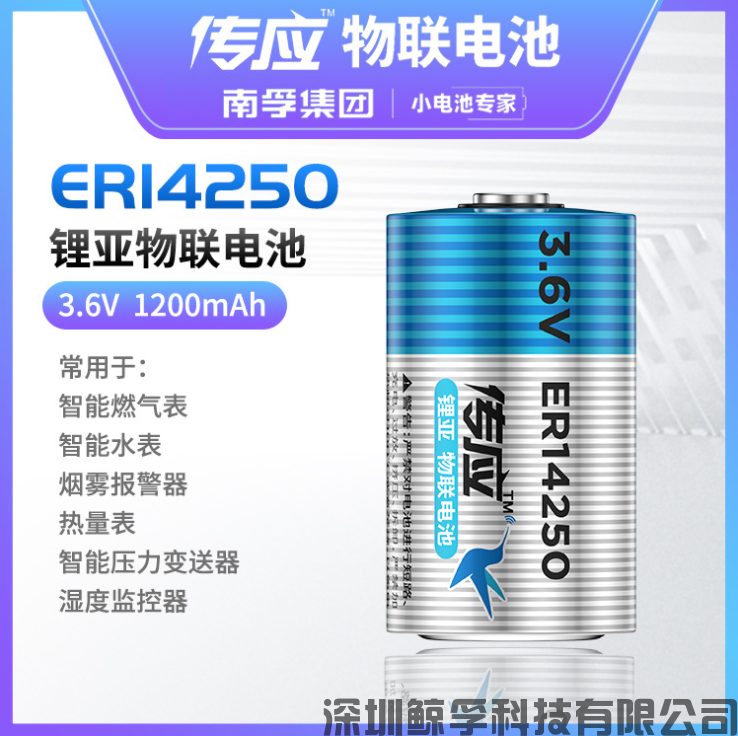超大容量寬溫鋰亞導電性更強電池——ER14250(圖1)